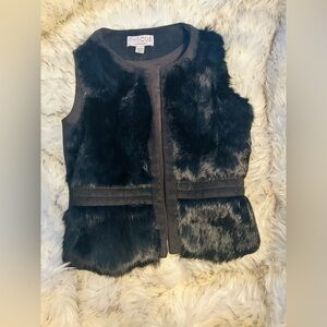 Black Fur Vest
Genuine rabbit fur